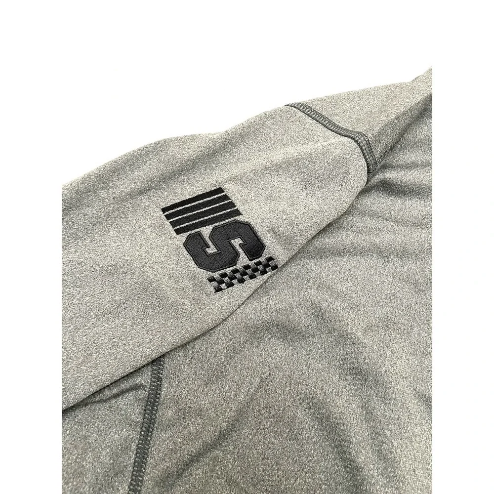NEW The North Face Tech 1/4 Zip‎ Fleece 3XL Asphalt Heather Gray Lined Stretch